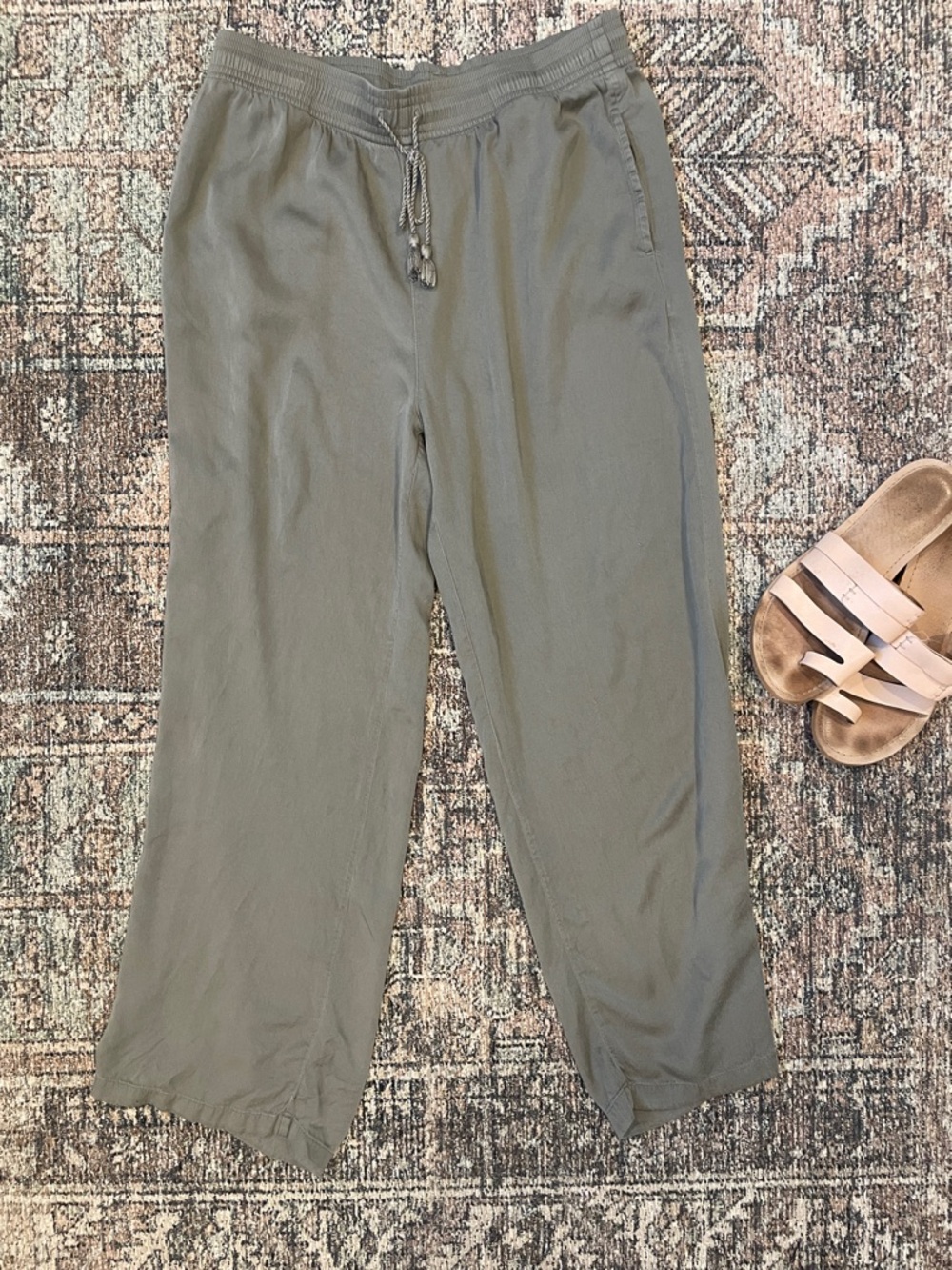 Uniqlo Wide Leg Lounge Pants Gray M